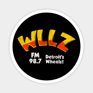 WLLZ Detroit, Michigan / 80s Radio Station Magnet